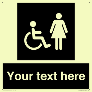 Custom information: black panel disabled and female